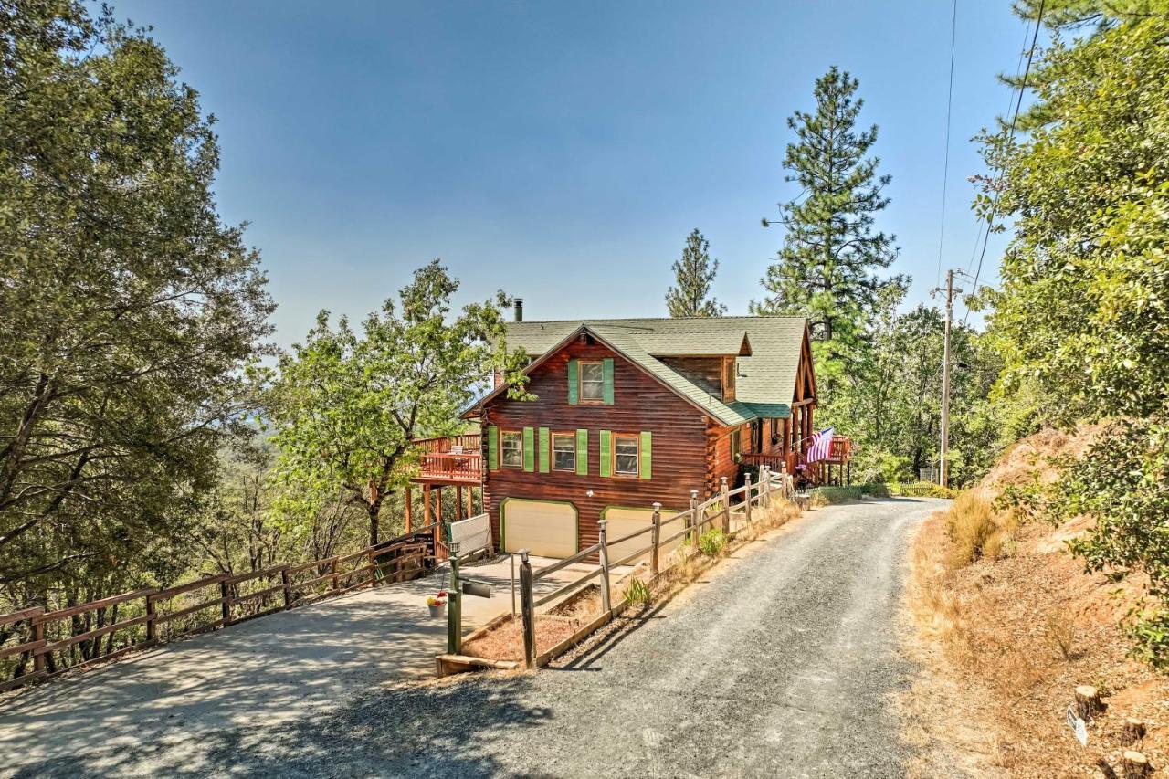 Stunning Log Cabin With Great Views, Firepit, Deck Near Twain Hart ソノラ エクステリア 写真