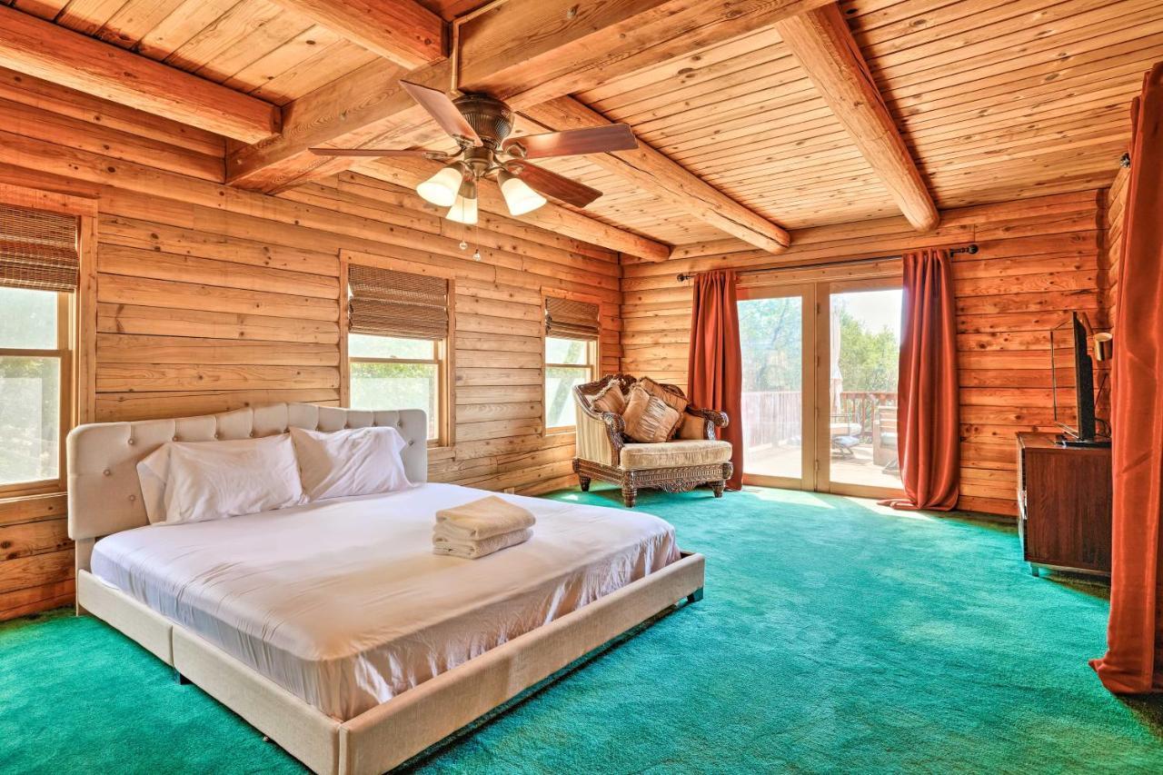 Stunning Log Cabin With Great Views, Firepit, Deck Near Twain Hart ソノラ エクステリア 写真