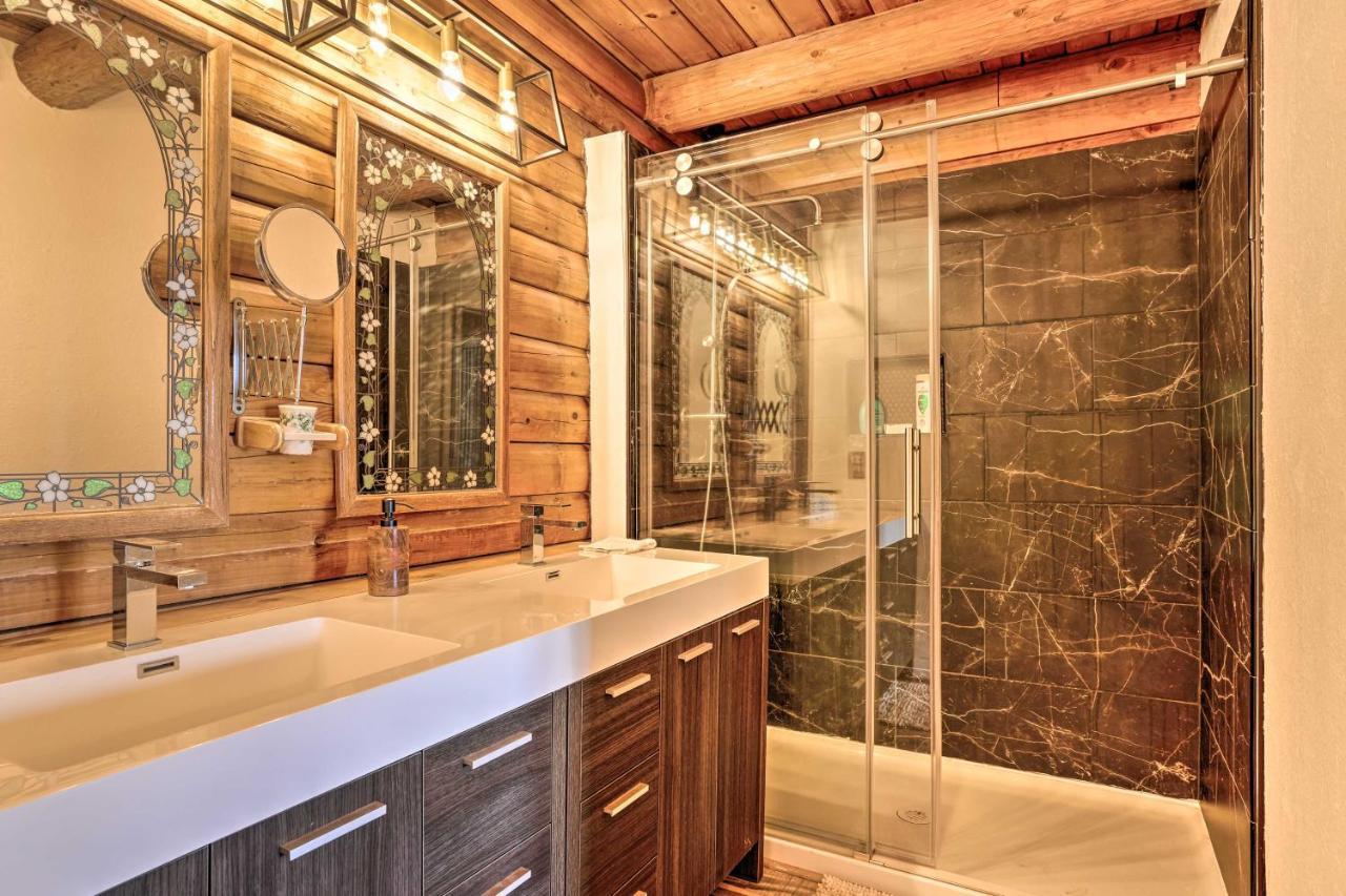 Stunning Log Cabin With Great Views, Firepit, Deck Near Twain Hart ソノラ エクステリア 写真